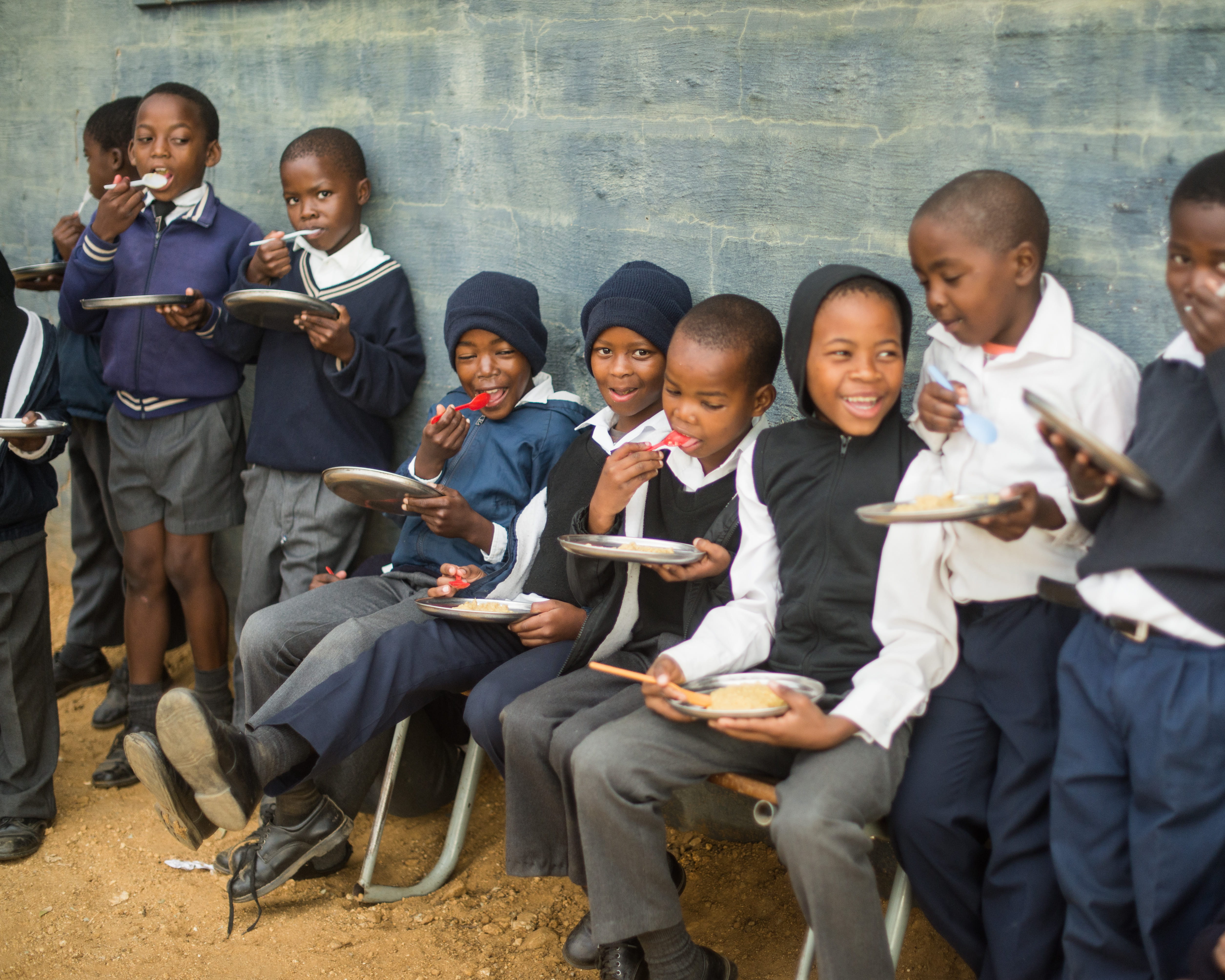 kids at a school