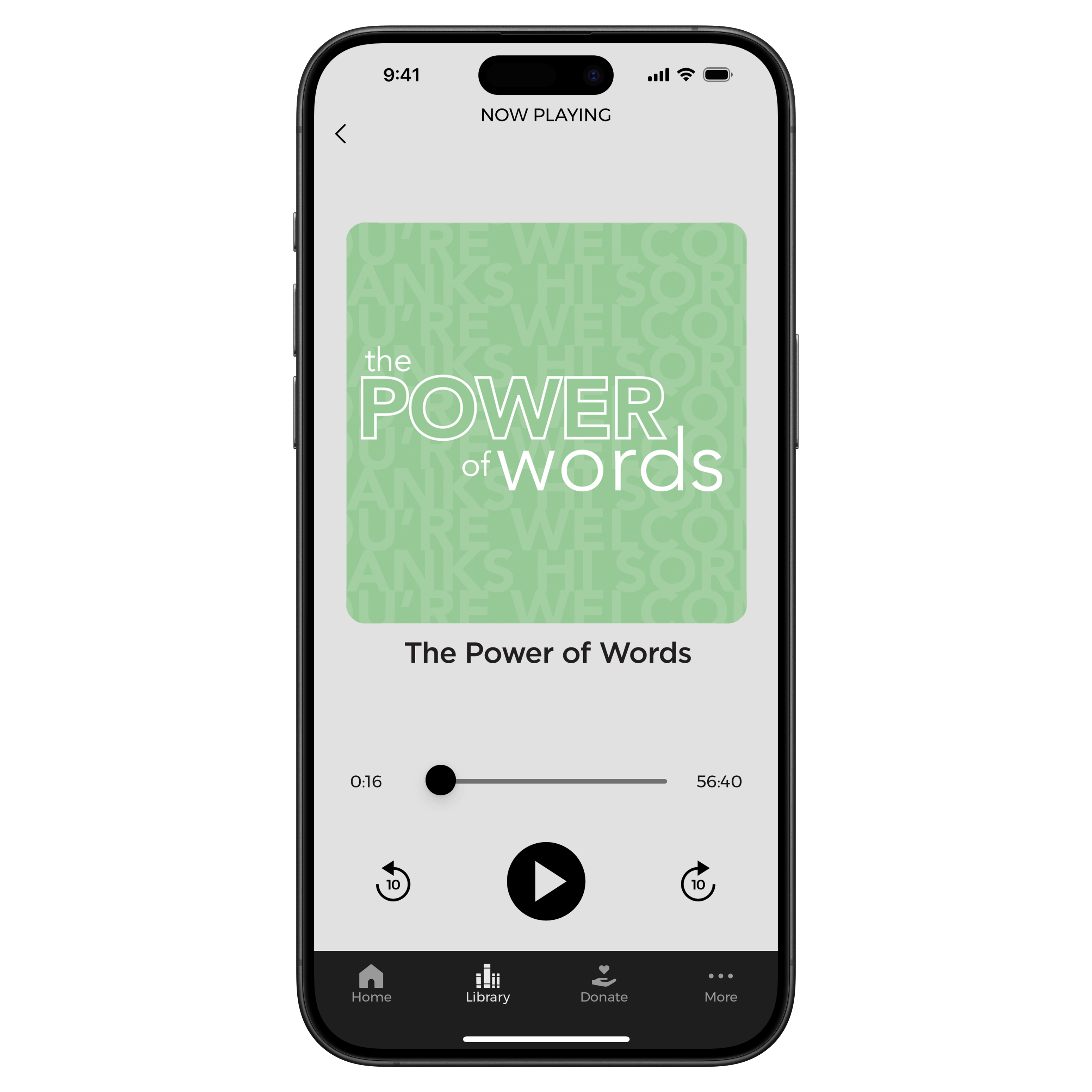 The Power of Words - Digital Audio Teaching