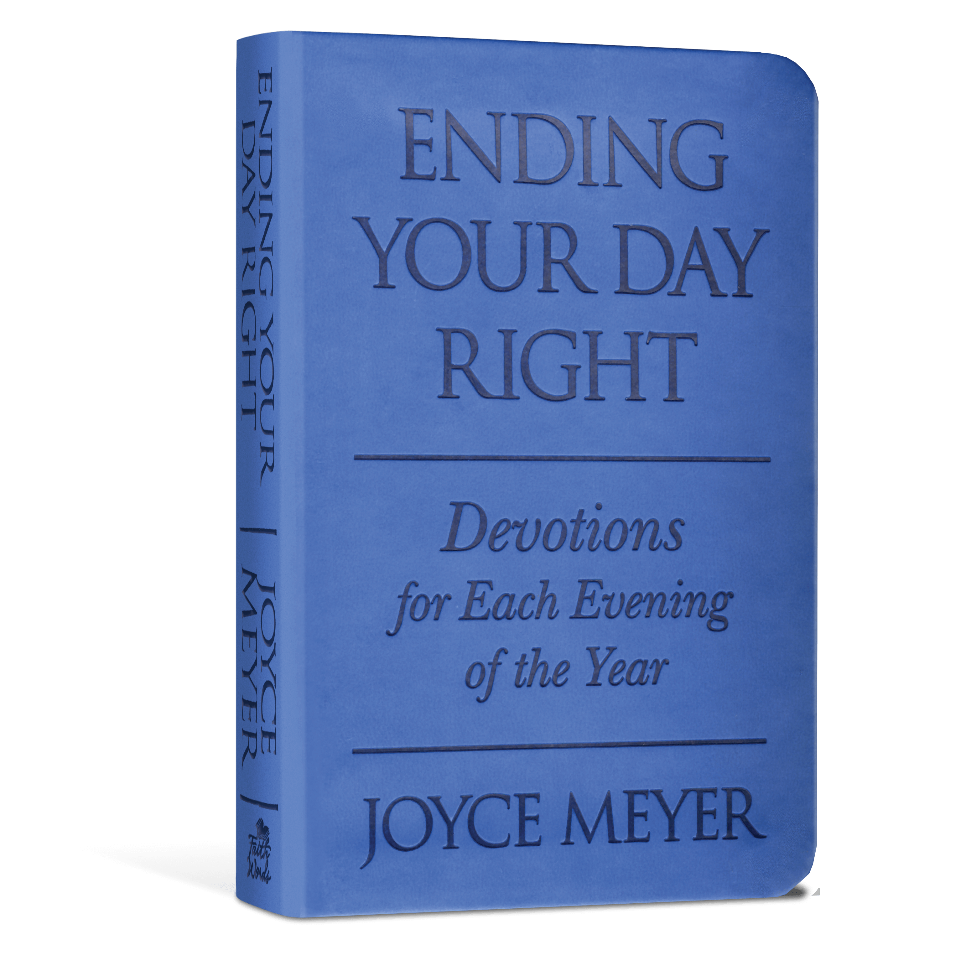 Ending Your Day Right Devotional - Blue
