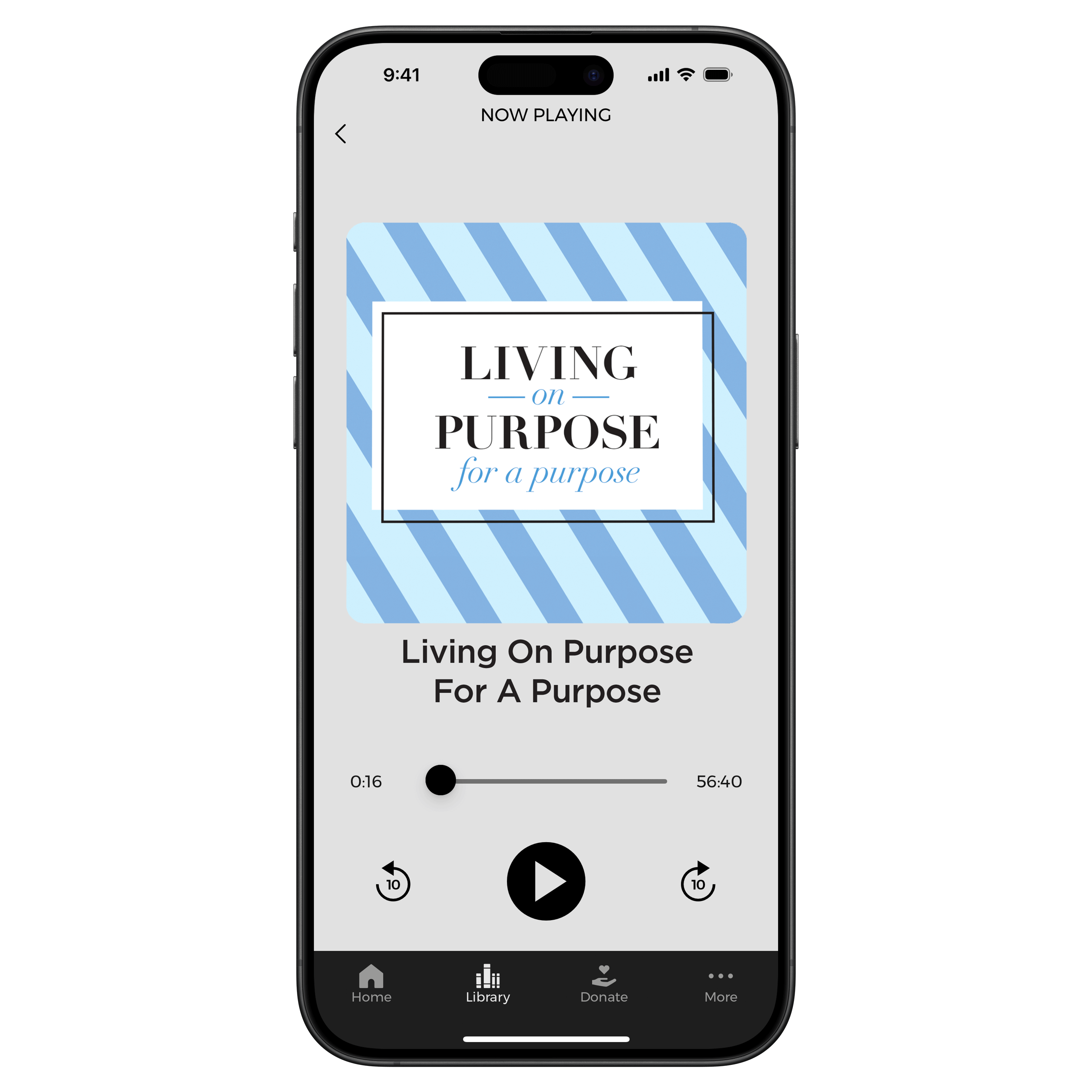 Living on Purpose, for a Purpose - Digital Audio Teaching