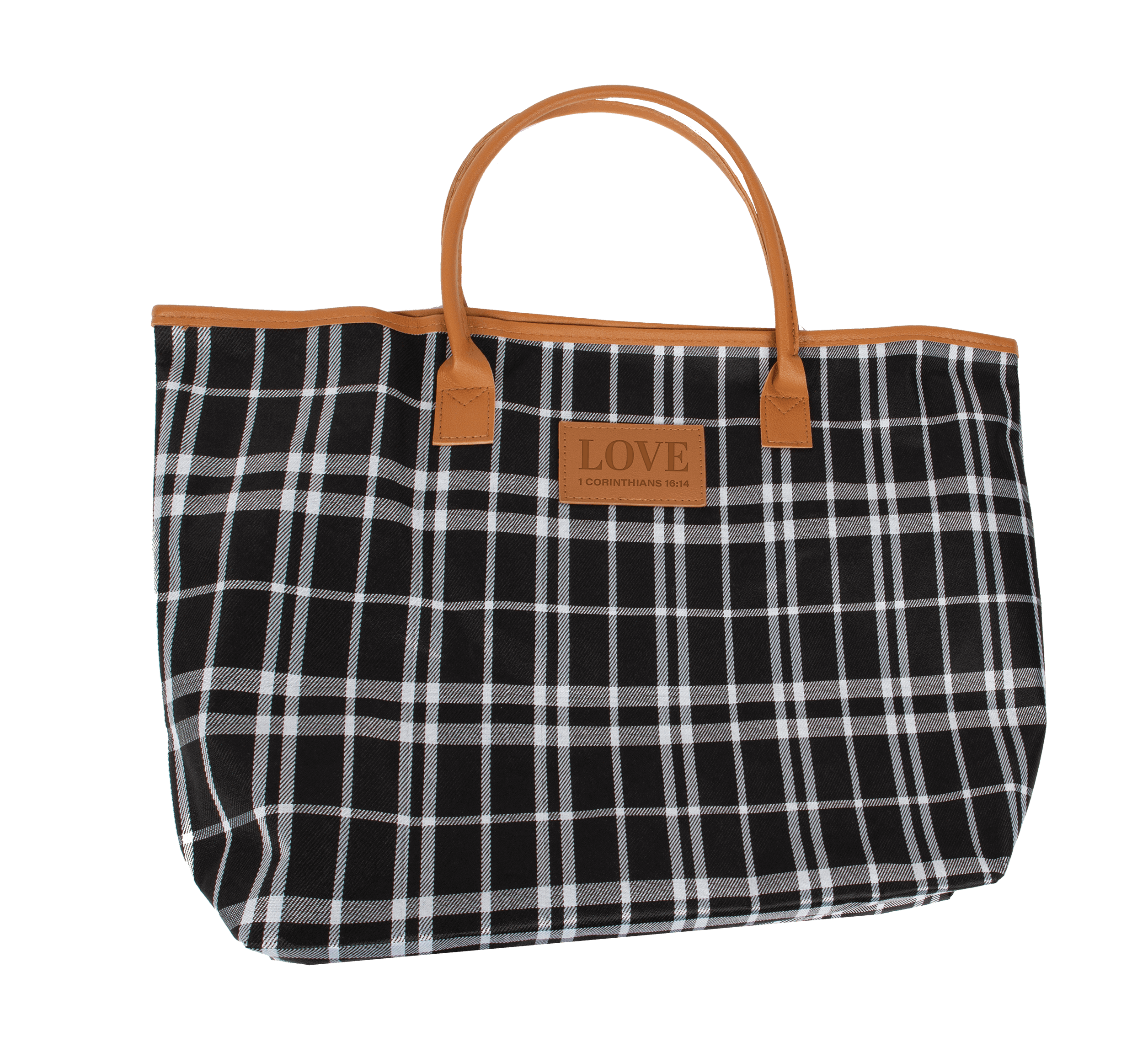 Plaid Tote Bag
